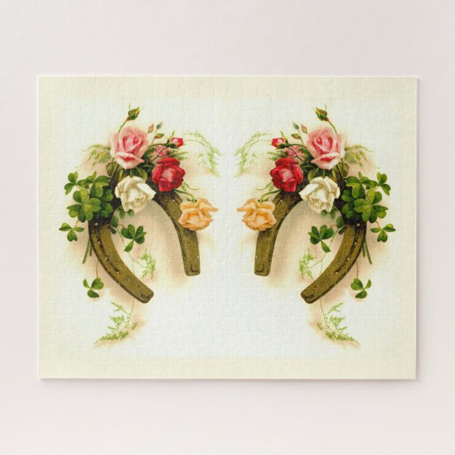 Quebra-cabeça Arte de ferraduras da sorte (Horizontal)