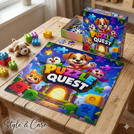 Quebra-cabeça Arte de Jogo Divertido de Aventura de Puzzle de An