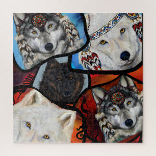 QUEBRA-CABEÇA ARTE DE LOBO