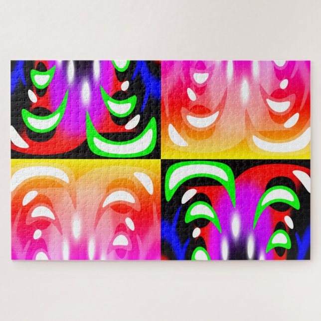 Quebra-cabeça Arte de luzes em movimento (Horizontal)