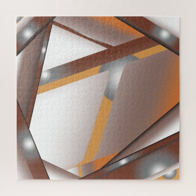 Quebra-cabeça Arte de Ombre de Tonalidade Concentrada de Borda E (Vertical)