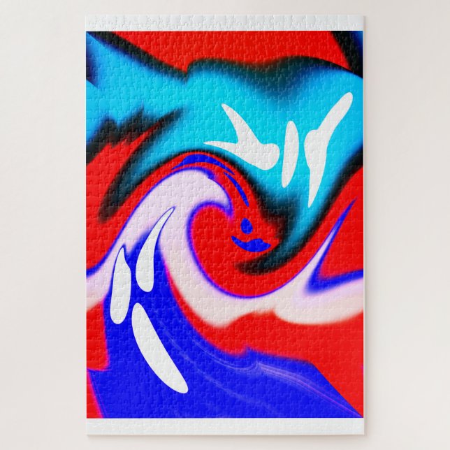 Quebra-cabeça Arte de ondas de calor (Vertical)