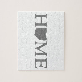 Quebra-cabeça Arte de Palavras do Ohio Home State