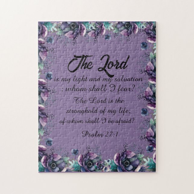 Quebra-cabeça Arte de Parede Botânica Cristã (Vertical)