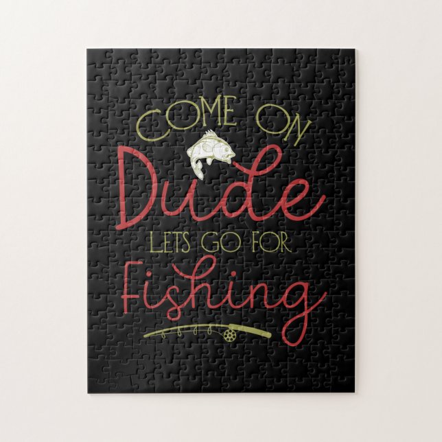 Quebra-cabeça Arte De Pesca Deixar De Pescar (Vertical)