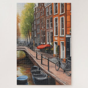 Quebra-cabeça Arte de pintura a óleo de Amsterdã
