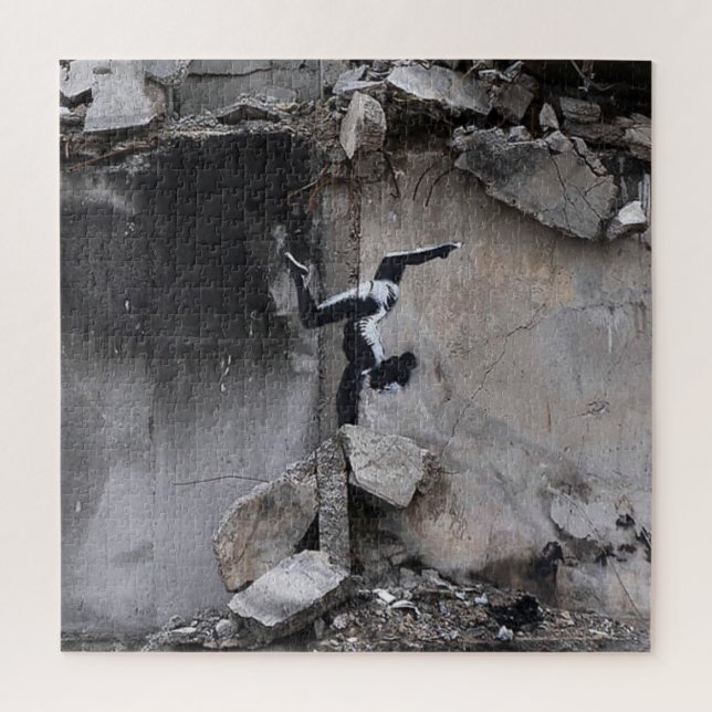 Quebra-cabeça arte de rua, arte, mural, grafite, artista de rua  (Vertical)