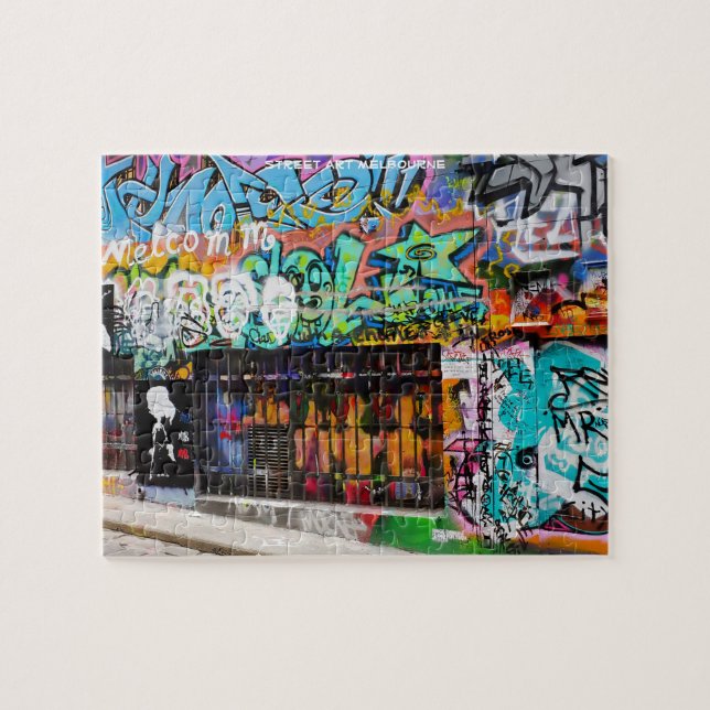 Quebra-cabeça Arte de Rua Melbourne (Horizontal)