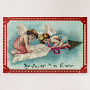 Quebra-cabeça Arte de valentine vintage