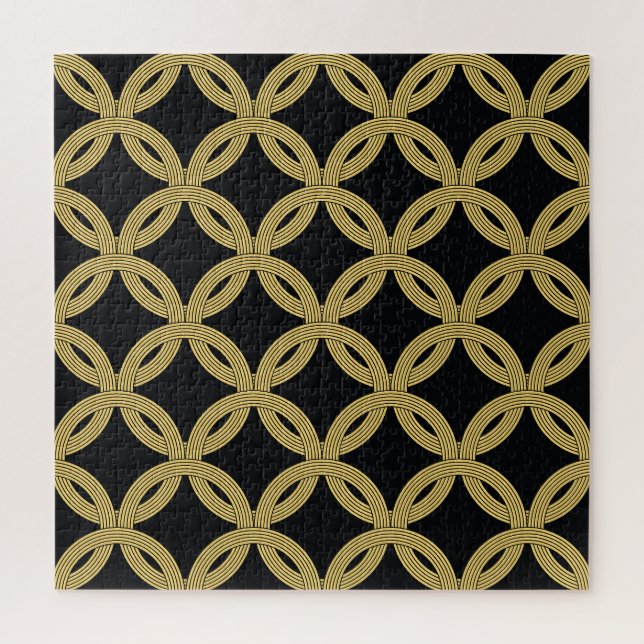 Quebra-cabeça Arte Decoração Sem Costura Ornamento (Vertical)