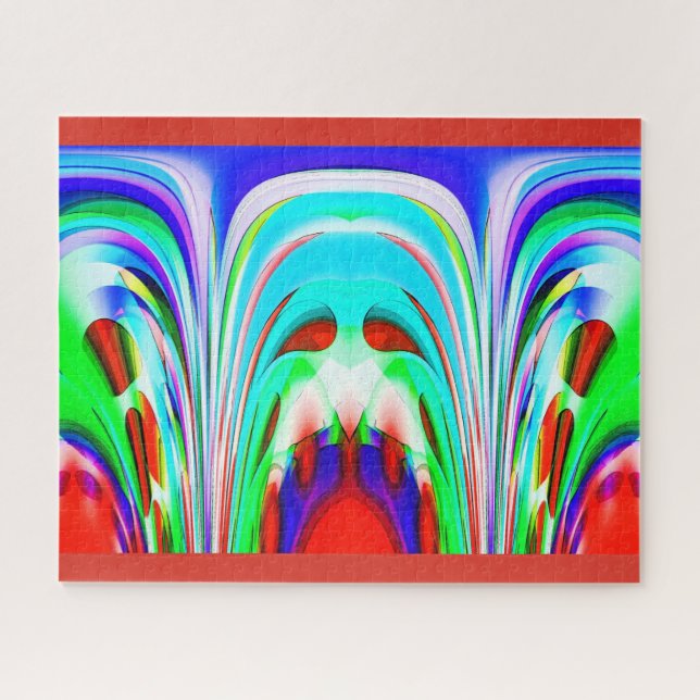Quebra-cabeça Arte divertida de Natal (Horizontal)