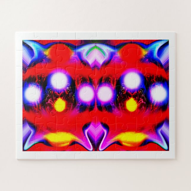 Quebra-cabeça Arte divertida seis bolas de neve (Horizontal)