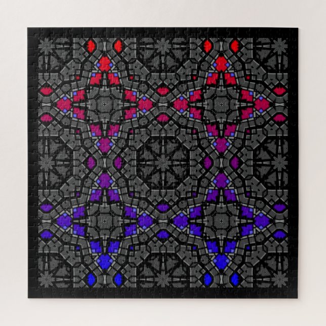 Quebra-cabeça Arte do caleidoscópio de 13 (Vertical)