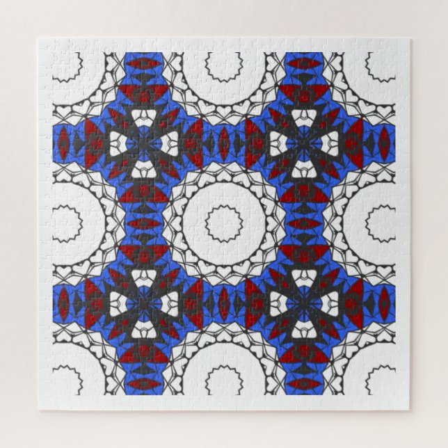 Quebra-cabeça Arte do caleidoscópio do volume quatro (Vertical)