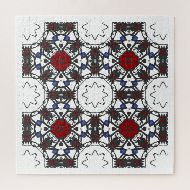 Quebra-cabeça Arte do caleidoscópio do volume quatro (Vertical)