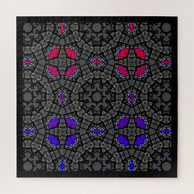 Quebra-cabeça Arte do caleidoscópio do volume treze (Vertical)