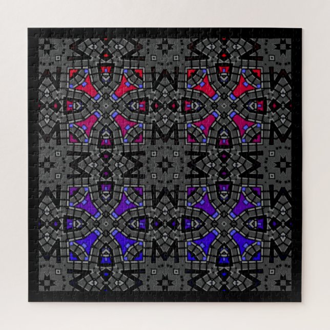 Quebra-cabeça Arte do caleidoscópio do volume treze (Vertical)