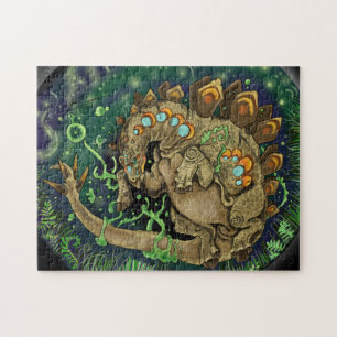 Quebra-cabeça Arte do Dinossauro do Stegosaurous