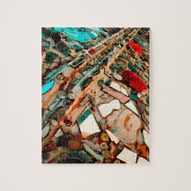 Quebra-cabeça Arte em Mosaico Colorido (Vertical)