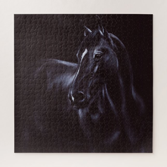 Quebra-cabeça Arte equina pintada à mão (Vertical)