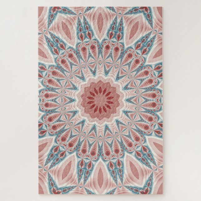 Quebra-cabeça Arte Fractal do Caleidoscópio Moderno em greve (Vertical)