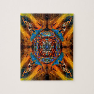 Quebra-cabeça Arte Fractal Psicodélica