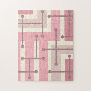 Quebra-cabeça Arte Geométrica Maze Rosa Vanilla