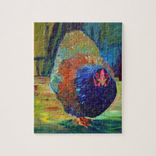 Quebra-cabeça Arte impressionista da galinha