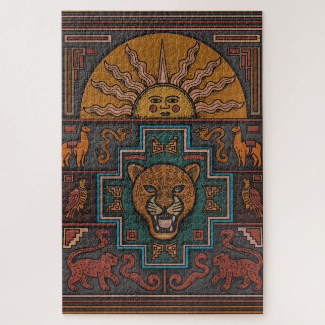 Quebra-cabeça Arte Inca (Vertical)