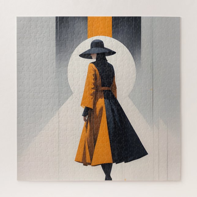 Quebra-cabeça arte moderna abstrato (Vertical)