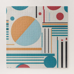 Quebra-cabeça arte moderna abstrato