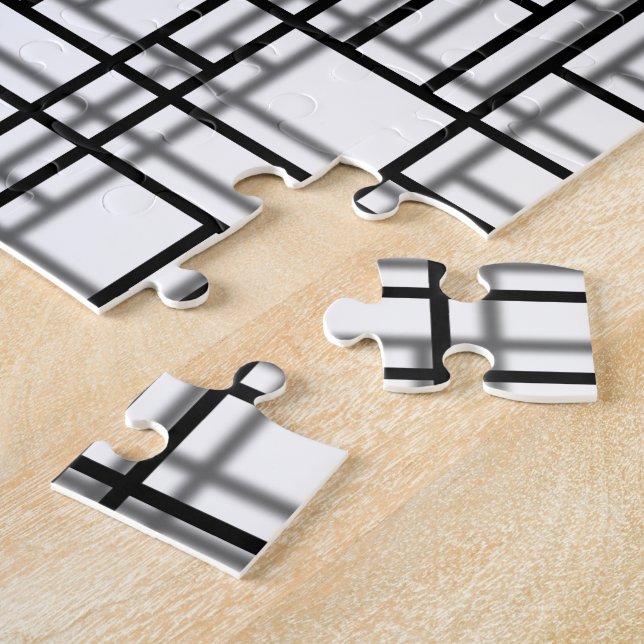 Quebra-cabeça Arte Moderna Sombra em Grid (Lateral)