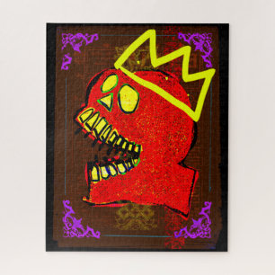 Quebra-cabeça Arte NFT do King Calavera Skull Geek