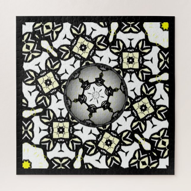 Quebra-cabeça Arte quatro do caleidoscópio do volume um (Vertical)