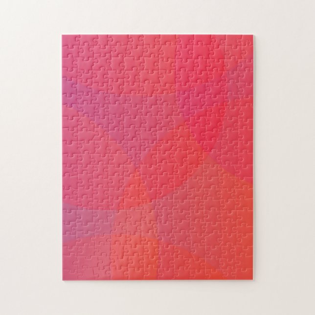 Quebra-cabeça Arte rosa, laranja, moderna, simples, legal, moder (Vertical)