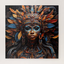 Arte Tribal Fusion Abstrata Vibrante Asteca