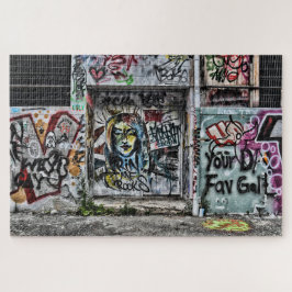 Quebra-cabeça Arte Urbana Moderna e Legal do grafite