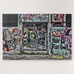Quebra-cabeça Arte Urbana Moderna e Legal do grafite