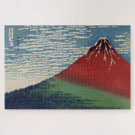 Quebra-cabeça Arte Vintage do Monte Fuji Japonês 1000 Peças