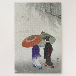 Quebra-cabeça Arte Vintage Japonesas Mulheres de Quimonos na Chu