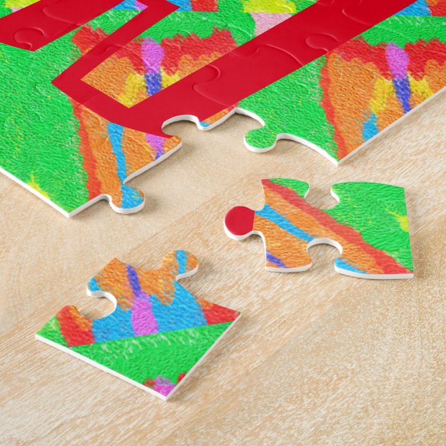 Quebra-cabeça Artes abstrato puras e trapos supremo (Lateral)