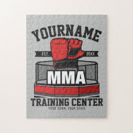 Quebra-cabeça Artes Marciais Mistas Misturas ADD NAME MMA Fight 