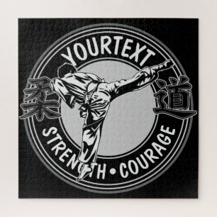 Quebra-cabeça Artes Marciais Personalizadas JUDO Japão Combate E