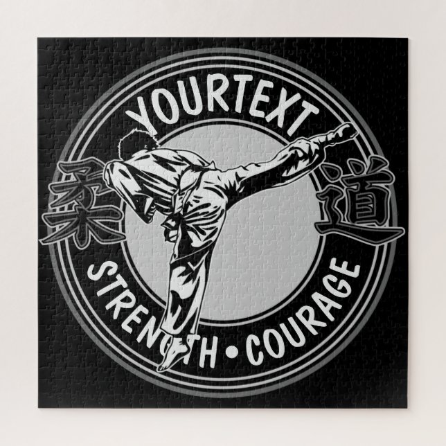 Quebra-cabeça Artes Marciais Personalizadas JUDO Japão Combate E (Vertical)