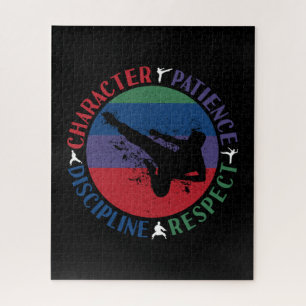 Quebra-cabeça Artes marciais - Valores do núcleo do Karate