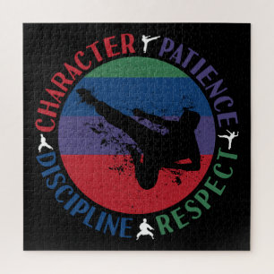 Quebra-cabeça Artes marciais - Valores do núcleo do Karate