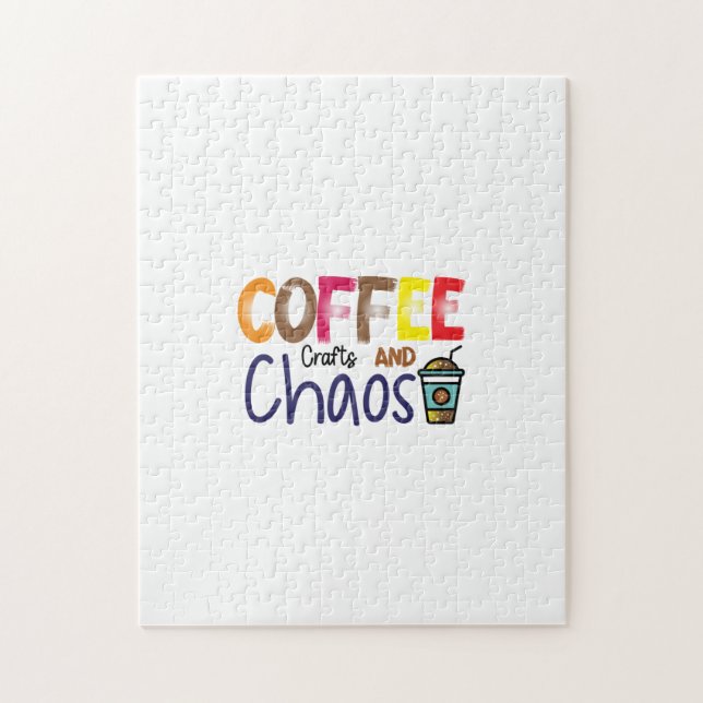 Quebra-cabeça Artesanatos E Caos De Café (Vertical)