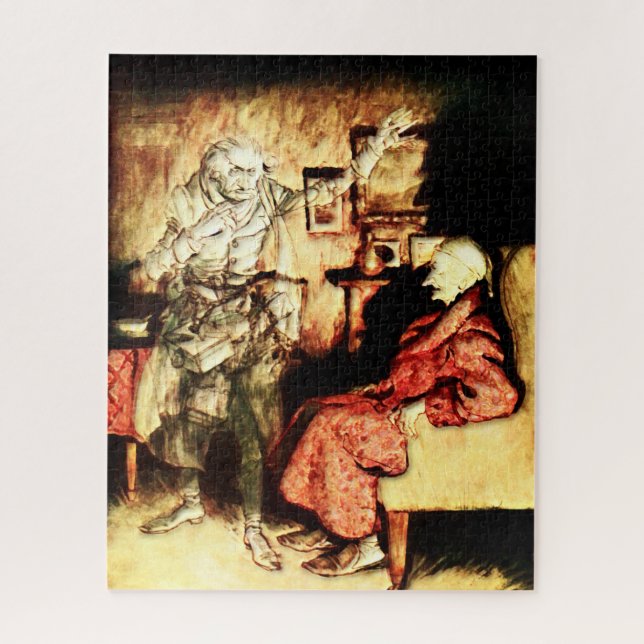 Quebra-cabeça Arthur Rackham - Um Carol de Natal - Scrooge (Vertical)