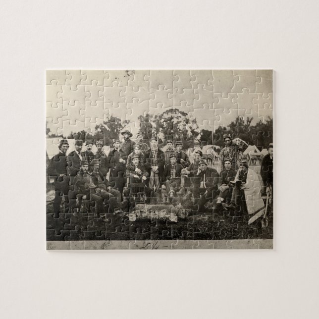 Quebra-cabeça Artilharia Washington do Batalhão da Guerra Civil  (Horizontal)