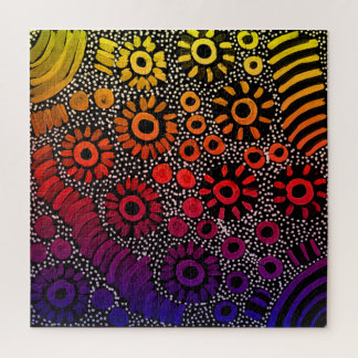 Quebra-cabeça Artista Aborígene da Austrália Central Naomi Price